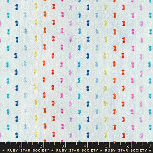 1-1/2 yards - Woven - Flicker - Rainbow - Warp Weft Mystic Fable - Ruby Star Society
