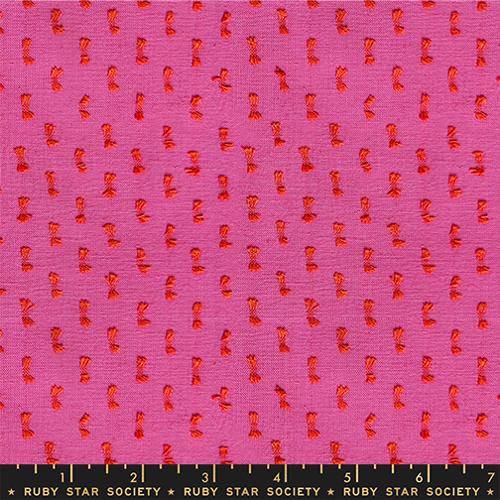 Woven - Flicker - Vivid Pink - Warp Weft Mystic Fable - Ruby Star Society