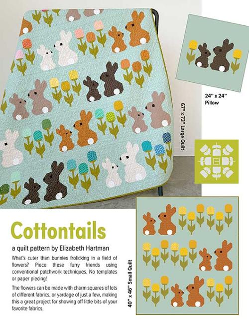 Cottontails - Pattern by Elizabeth Hartman - Paper Printed Pattern