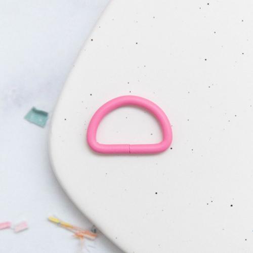 1" D Ring - Pastel Pink