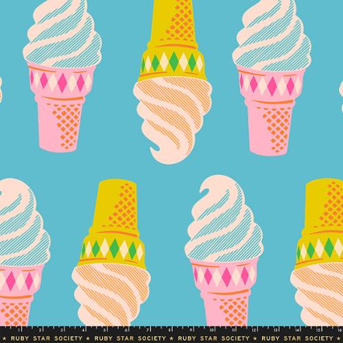 PREORDER - Sparkle Mart - Ruby Star Society - Cake Cone - Turquoise - 108" Wideback