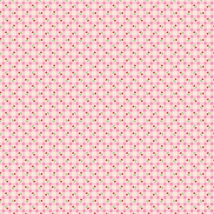 Tulip Kisses - Pink - Bluebells & Buttercups - Poppie Cotton
