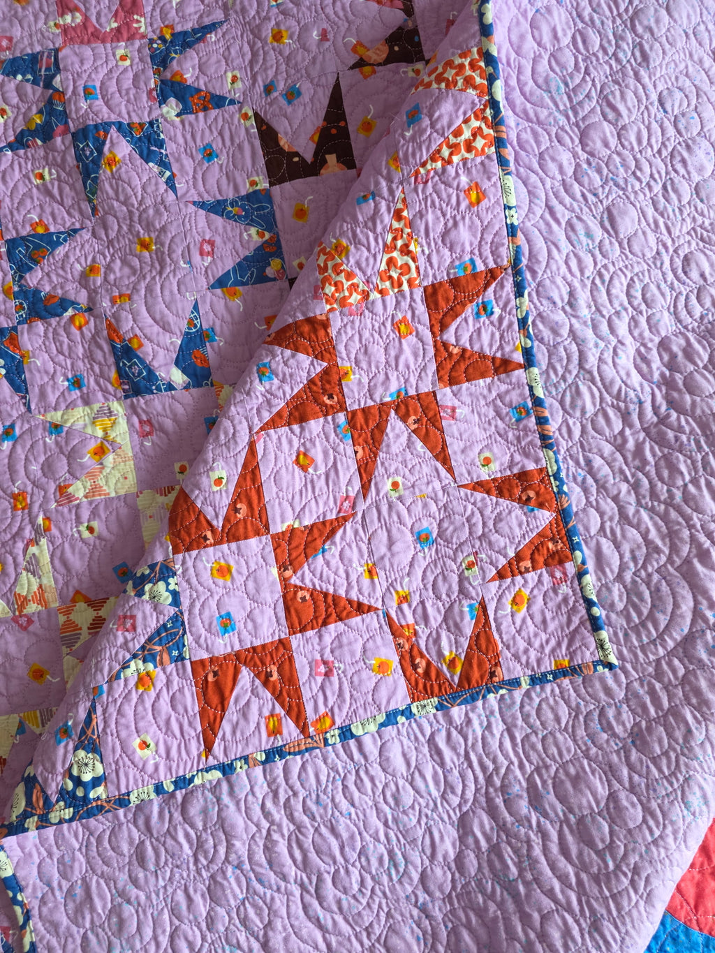 Starlight Grove - Persimmon Quilt Kit - 60”x60” - pattern included