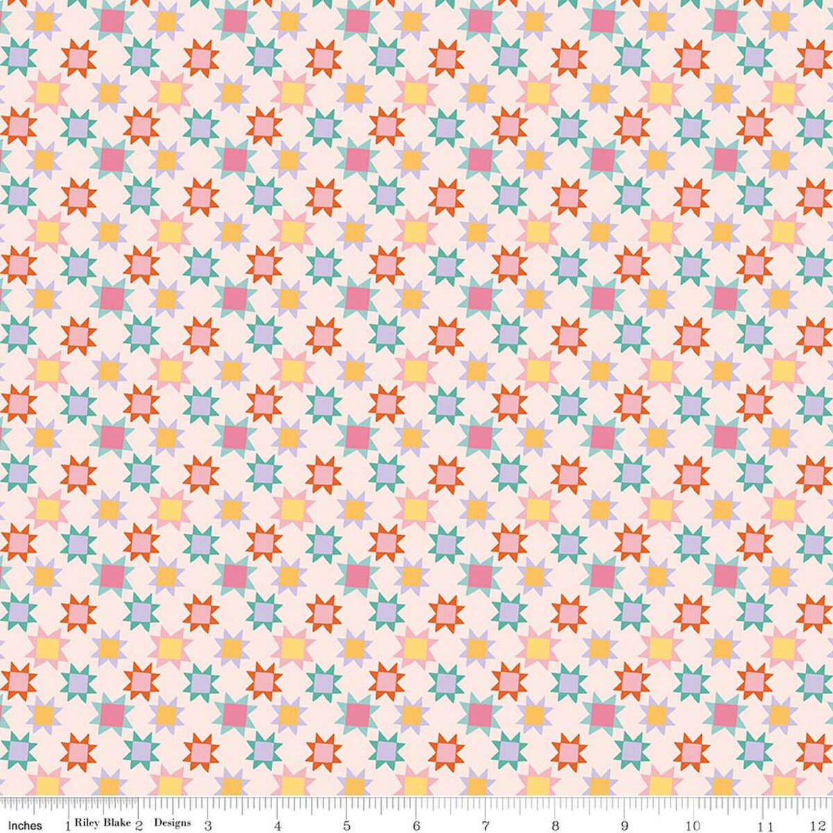 Patchwork Stars - Latte - Liza Taylor Handmade - Riley Blake Designs