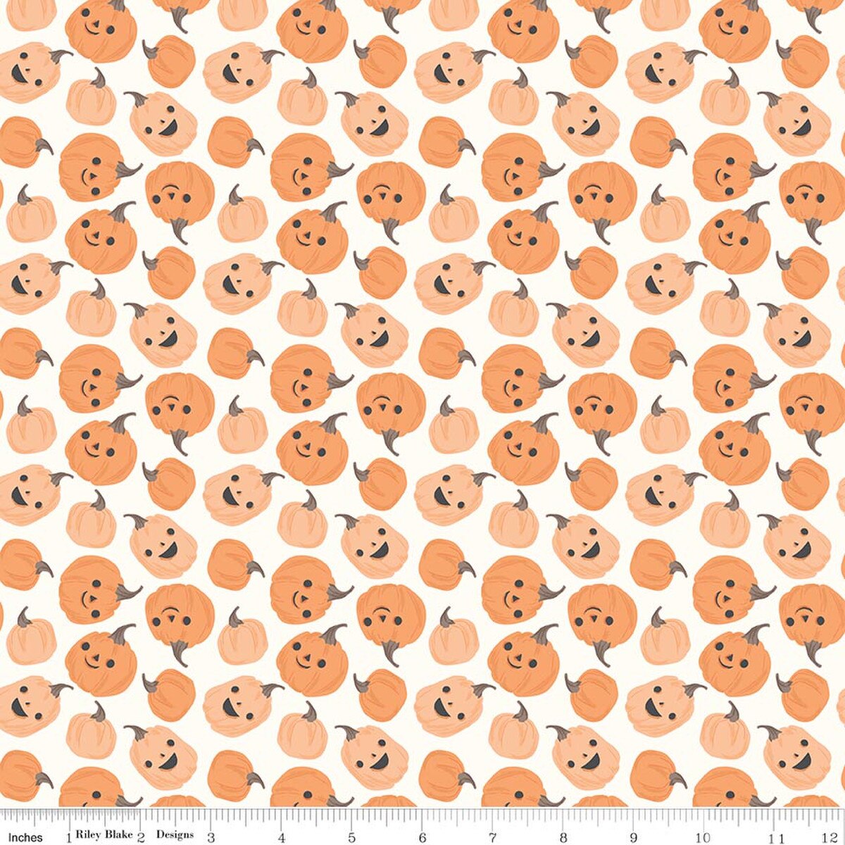 Pumpkins - Cloud - Frank and Friends - Riley Blake Designs