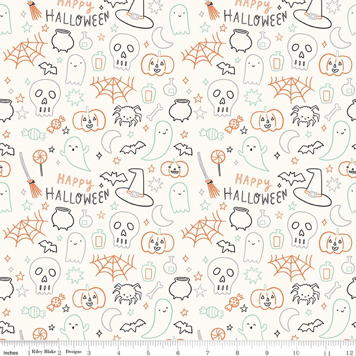 Halloween Icons - Cloud - Frank and Friends - Riley Blake Designs