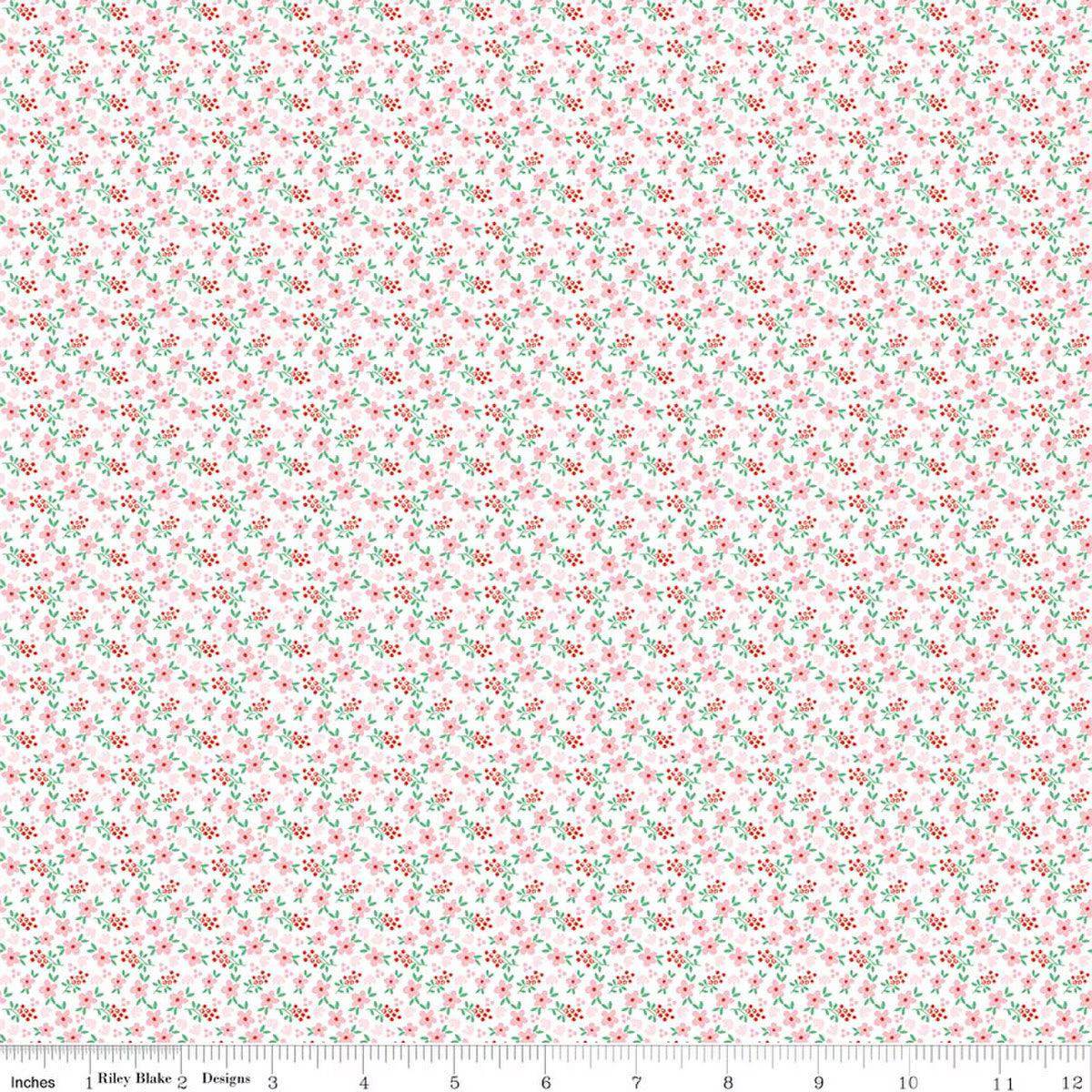 Whimsical Woodland - Mini Floral - Pink - Riley Blake Designs