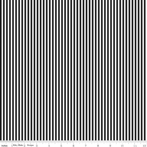1/8" Stripe Black