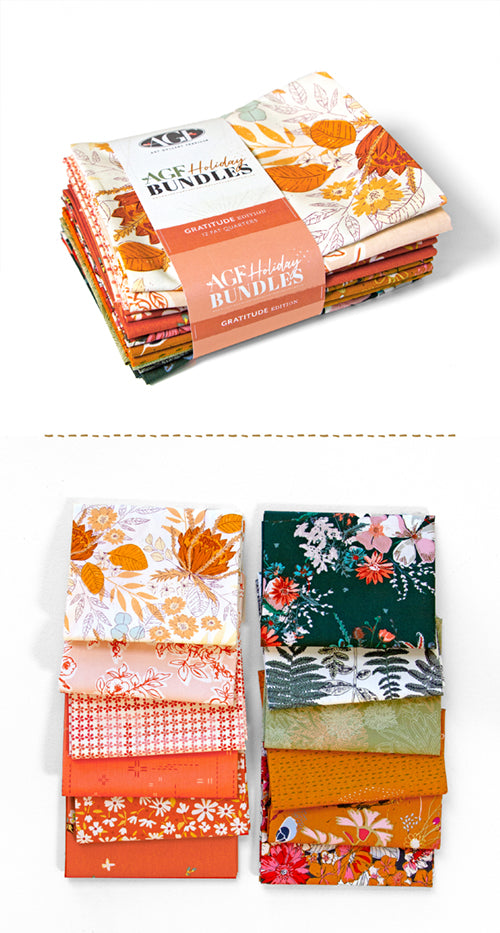 Gratitude FQ Bundle - 12 pcs - AGF Holiday Bundle