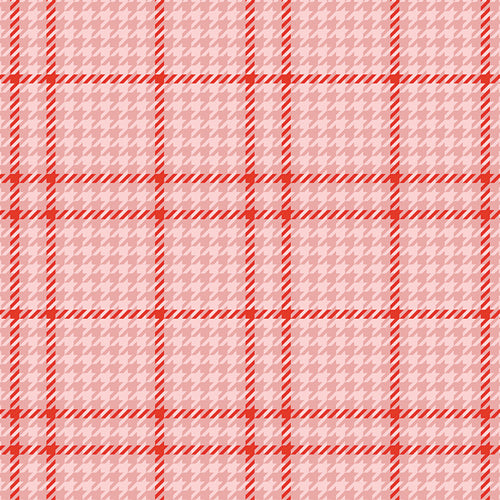 1 yard - end of bolt deal - Holiday Check - Candycane - Christmas in Color - Art Gallery Fabrics