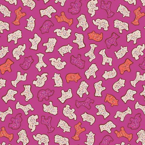Circus Animals - Cinnamon Toast - Art Gallery Fabrics