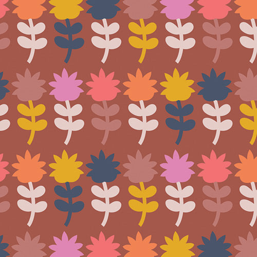 Mini Dutch Bloom - Cinnamon Toast - Art Gallery Fabrics