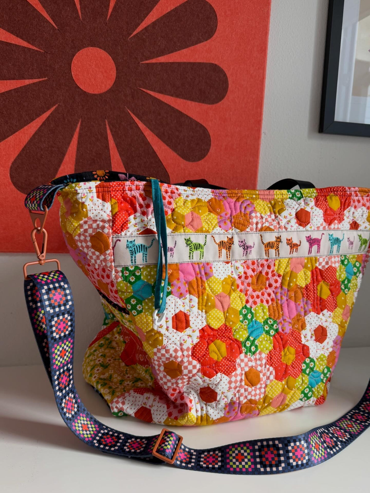 XL Slouchy Tote Bag - 16"x16"x5"