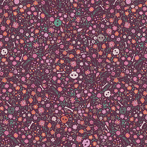 Boneyard Hexberry - Enshadow - Art Gallery Fabrics