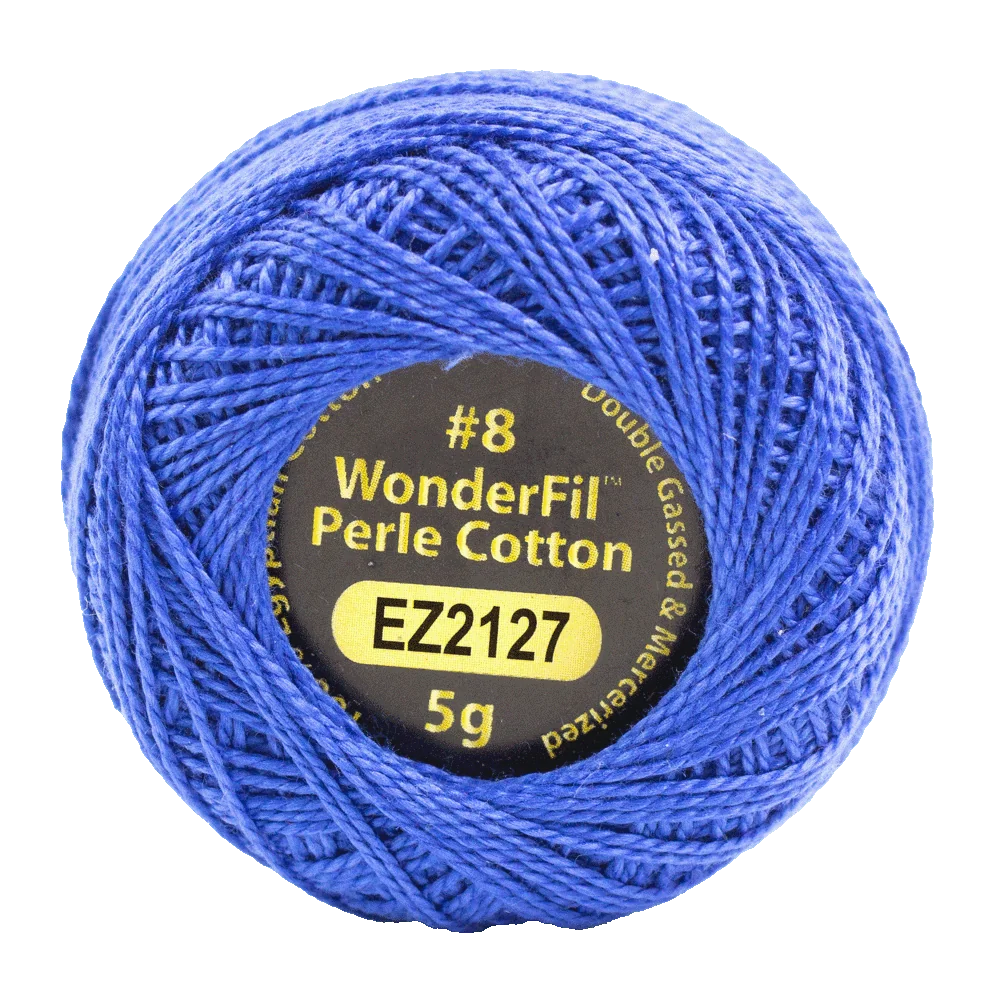 Eleganza (Alison Glass) - Hydrangea  #8 Perle Cotton - 2127