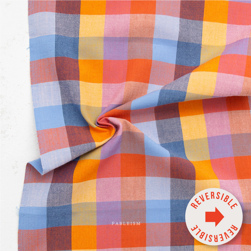 1 Inch Happy Checkers - Fine and Dandy - Woven - Fableism