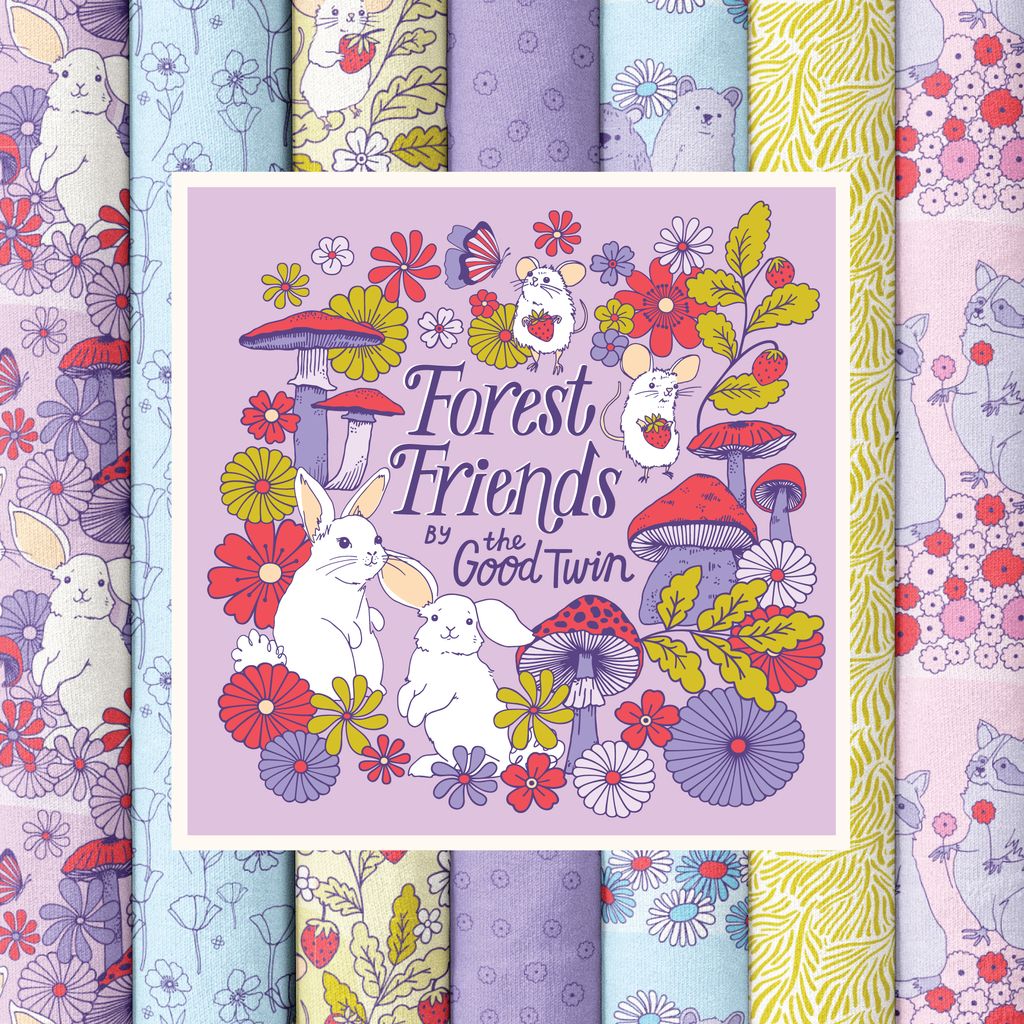 PREORDER - Fat Quarter Bundle - Forest Friends - Cloud9