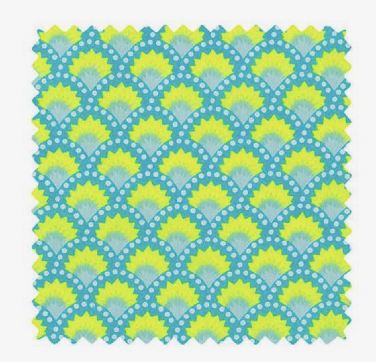 Wasabi - Blue Aruba - Petit Pan - Half Yard