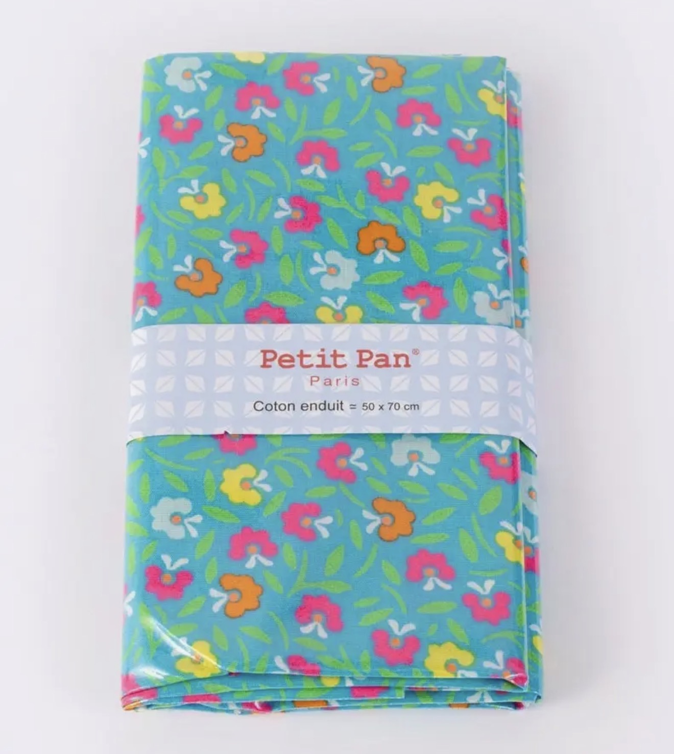 Cyan Petunia - Oilcloth Coupon