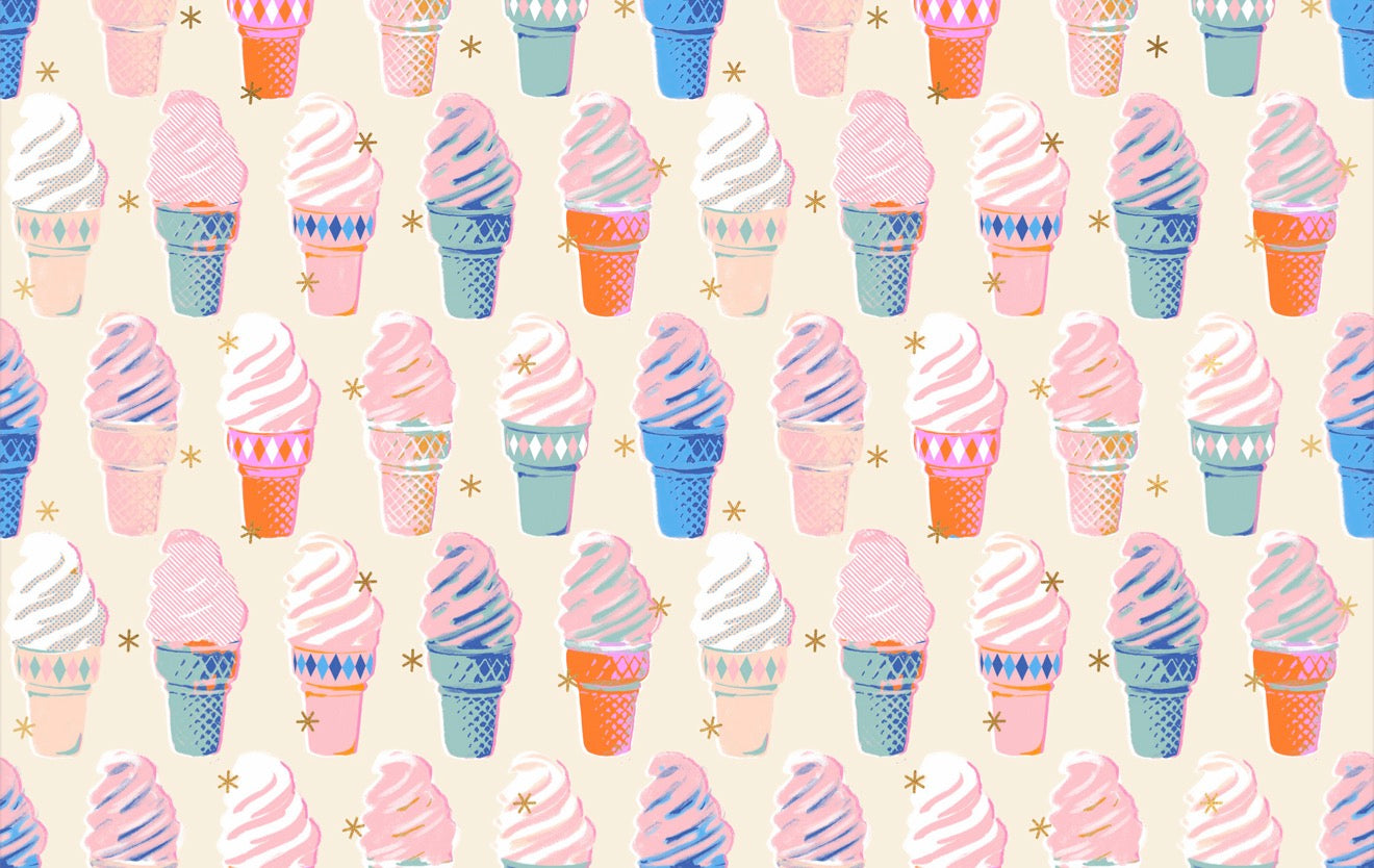 Ice cream cones - natural - BEST DAY EVER - RUBY STAR SOCIETY