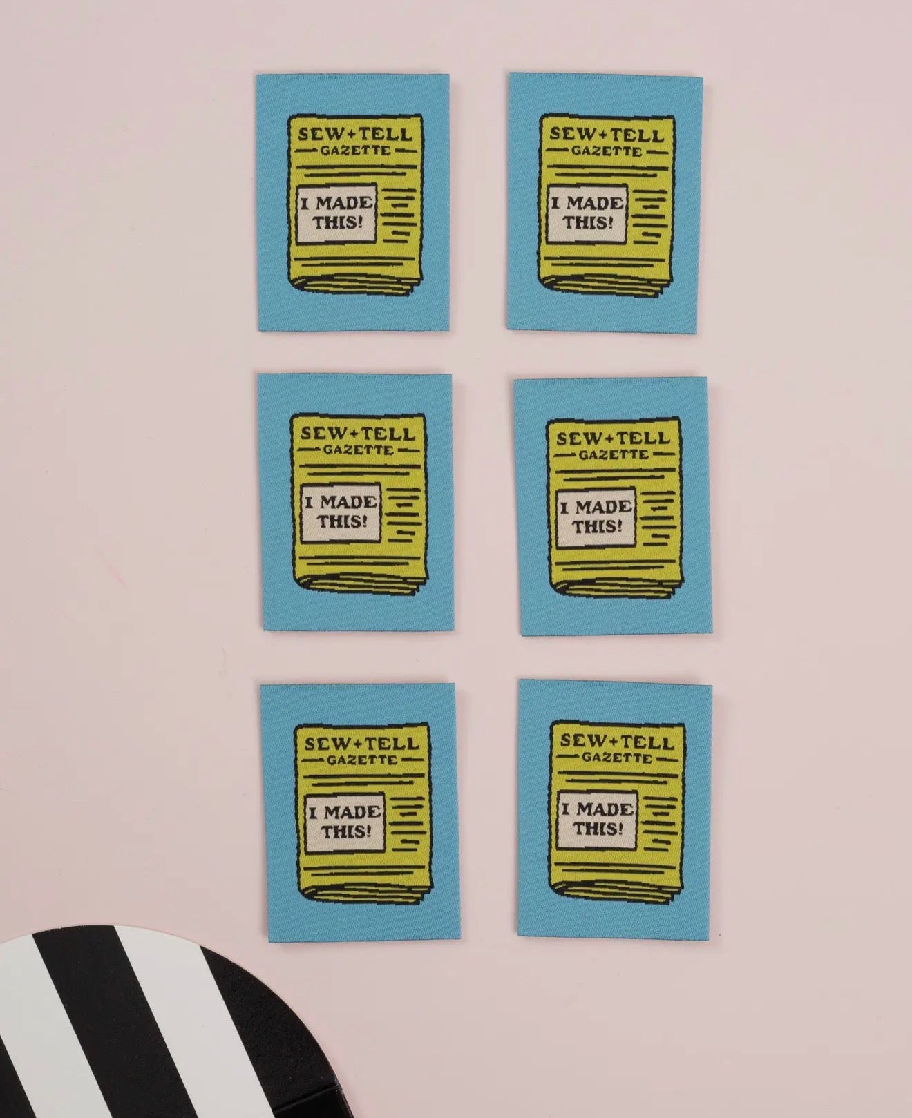 Sew and Tell Gazette Sewing Labels - Matchy Matchy Sewing Club