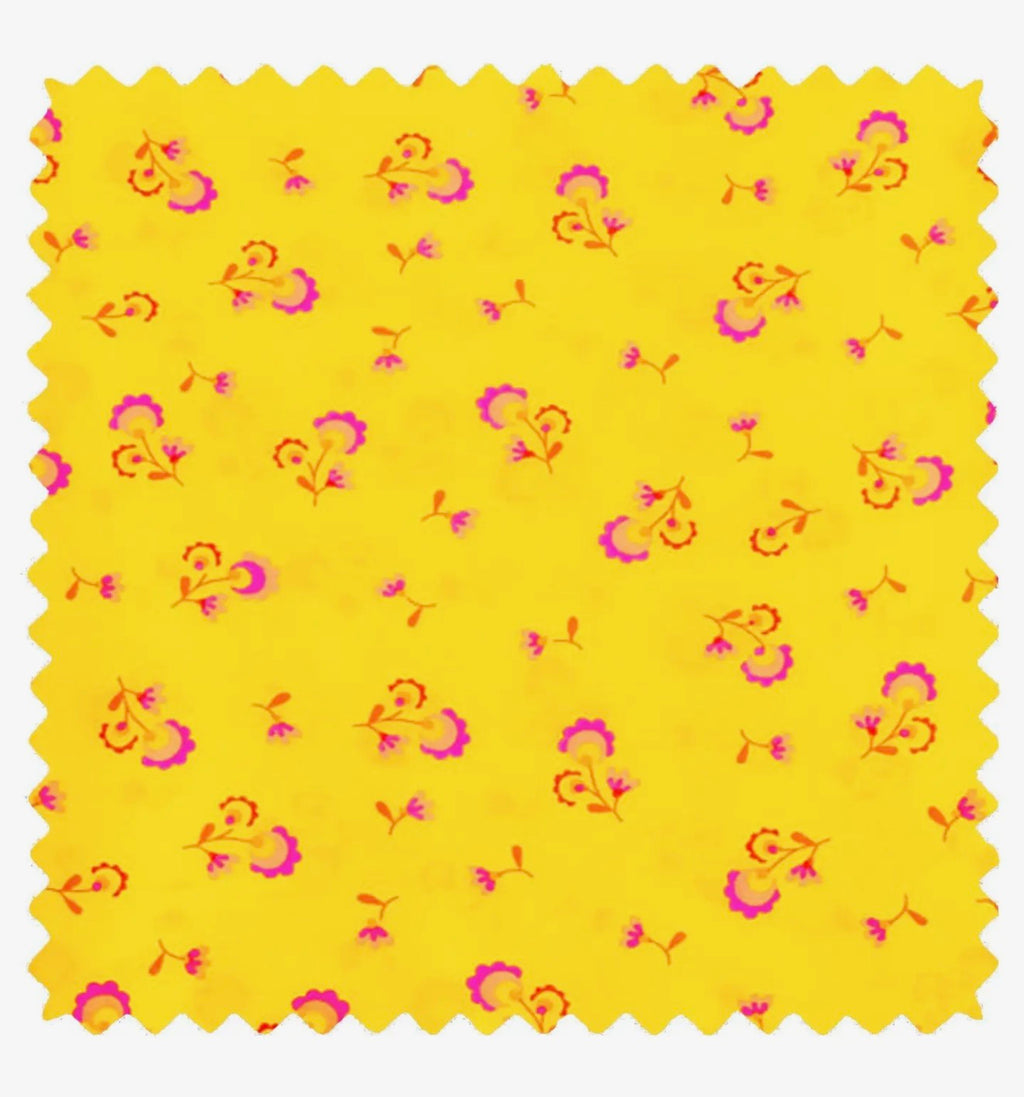 Illska Yellow - Oilcloth Coupon