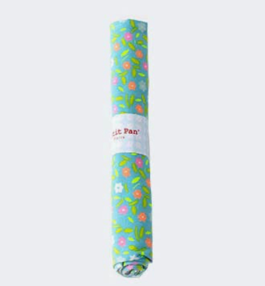 Peace and Love - Azure - cotton coupon