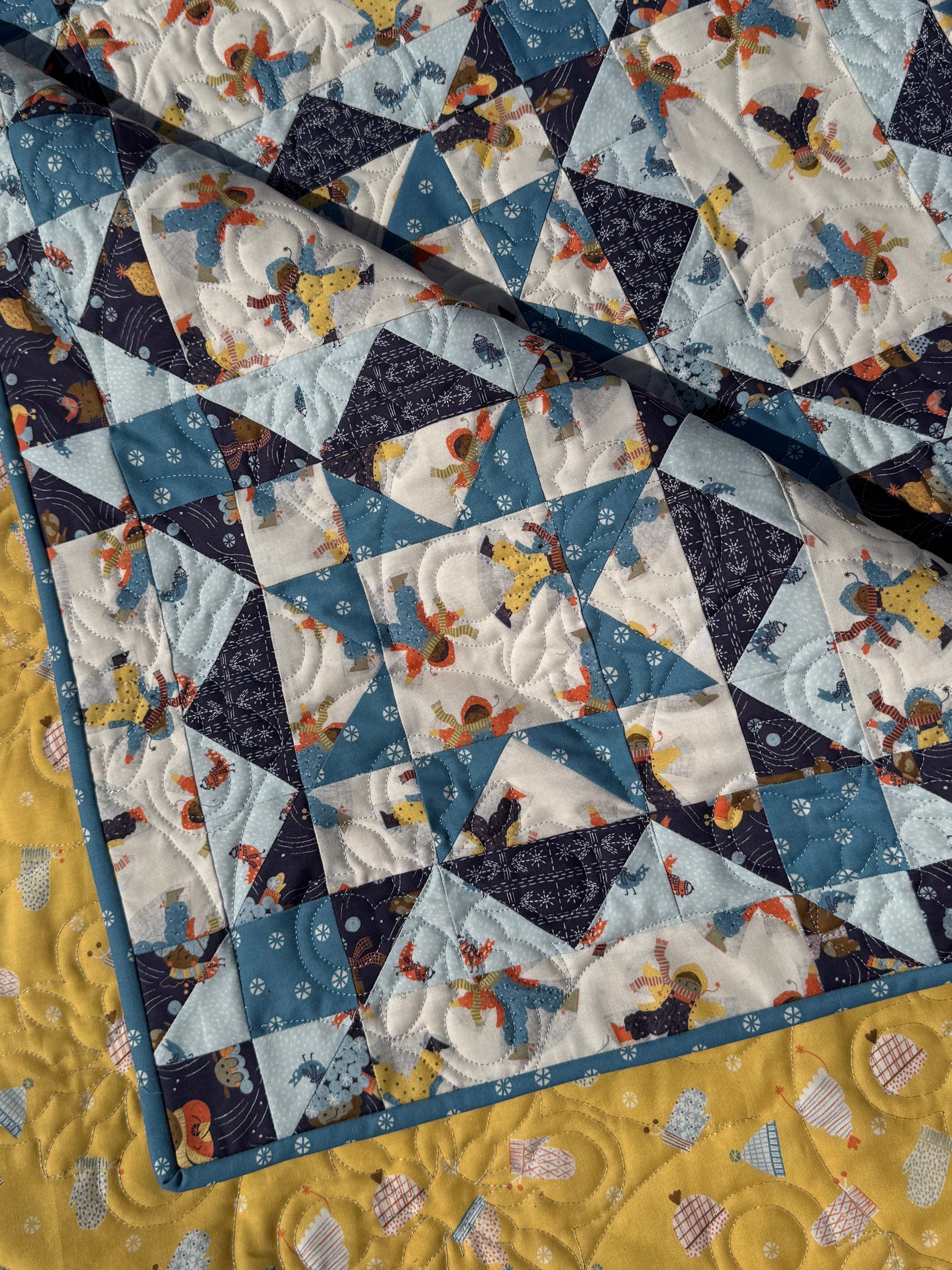 Wowzers Snow Friends Quilt Kit - 64.5"x64.5" Throw Size