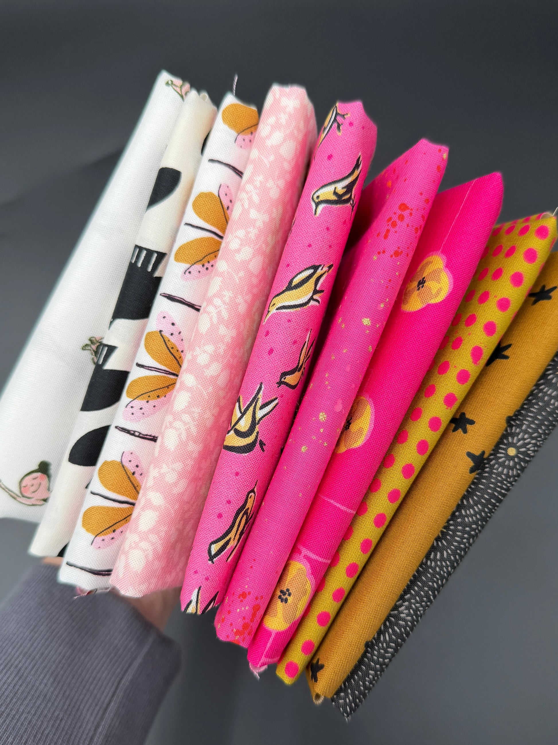 Brown paper packages tied up with strings! Fat quarter bundle