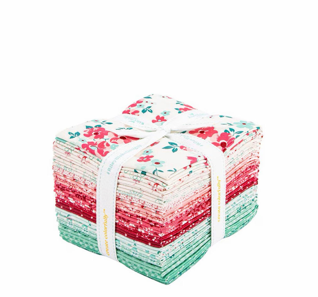 Fat Quarter Bundle - Berry & Sage - Lori Holt