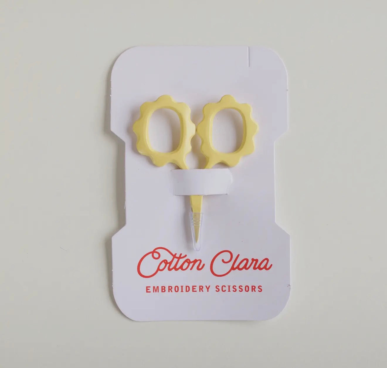 Butter Yellow Flower Scissors