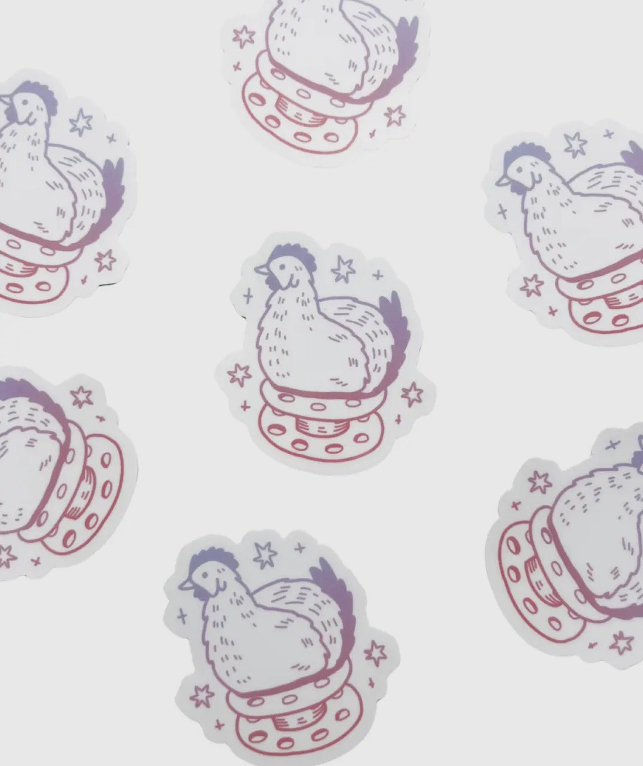 Bobbin Chicken Sticker