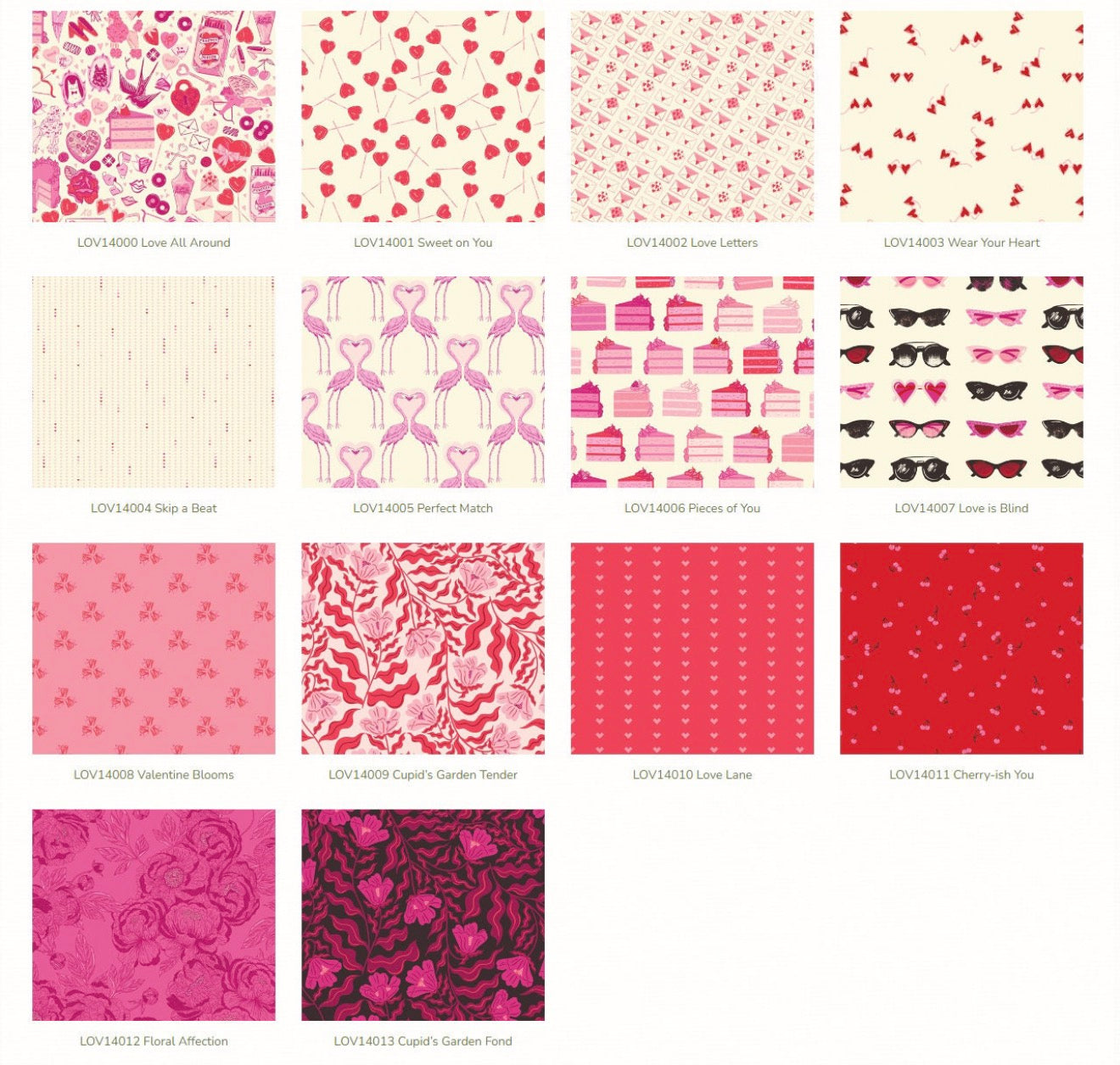 Love Struck - Art Gallery Fabrics Fat Quarter Bundle