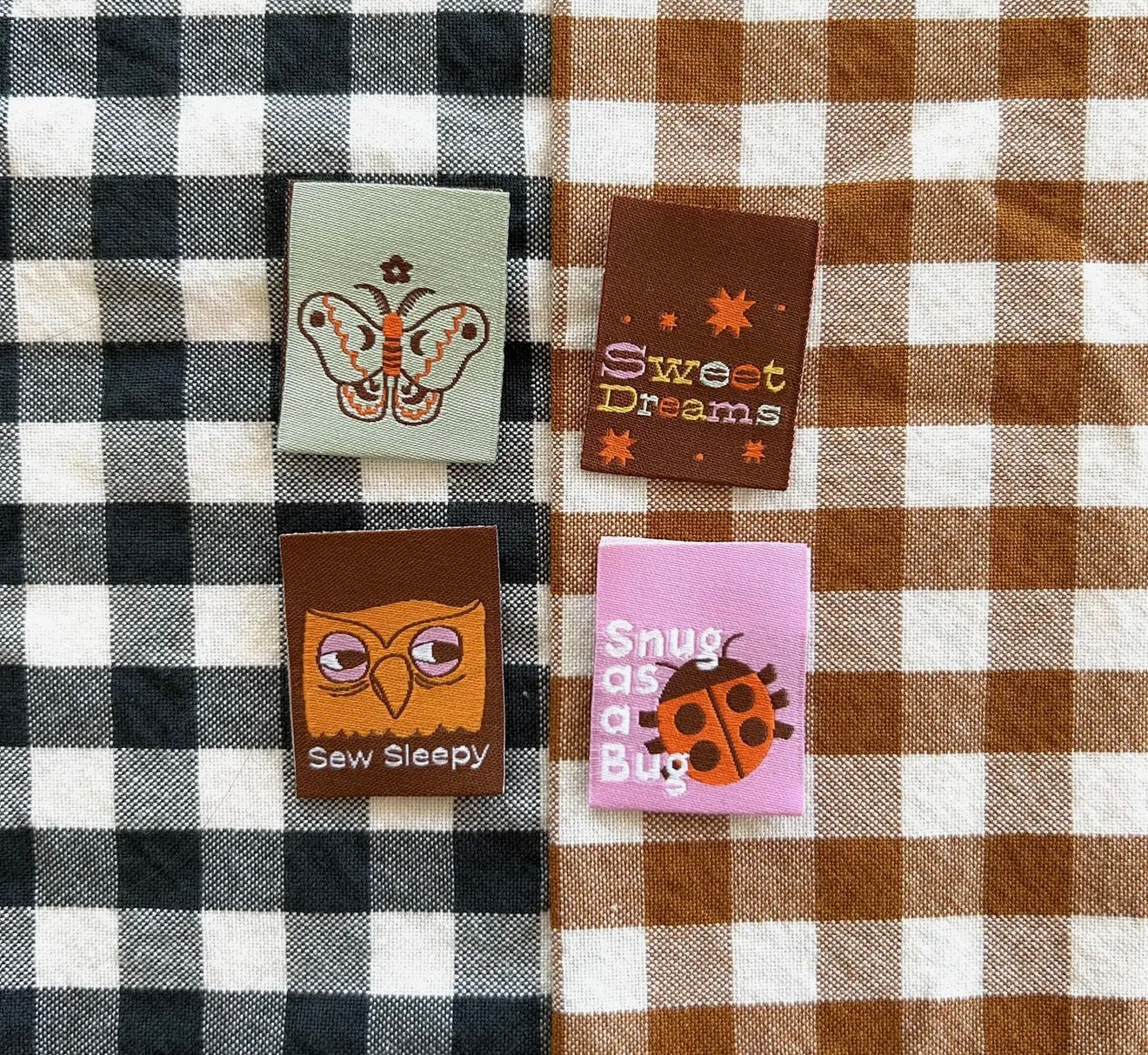 Sleepy Head Pack Labels - Cotton and Ochre