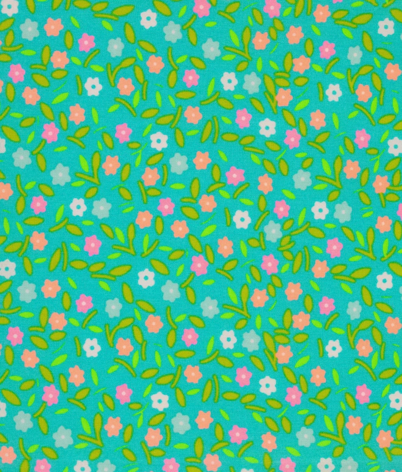 Peace and Love - Azure - Petit Pan - half yard