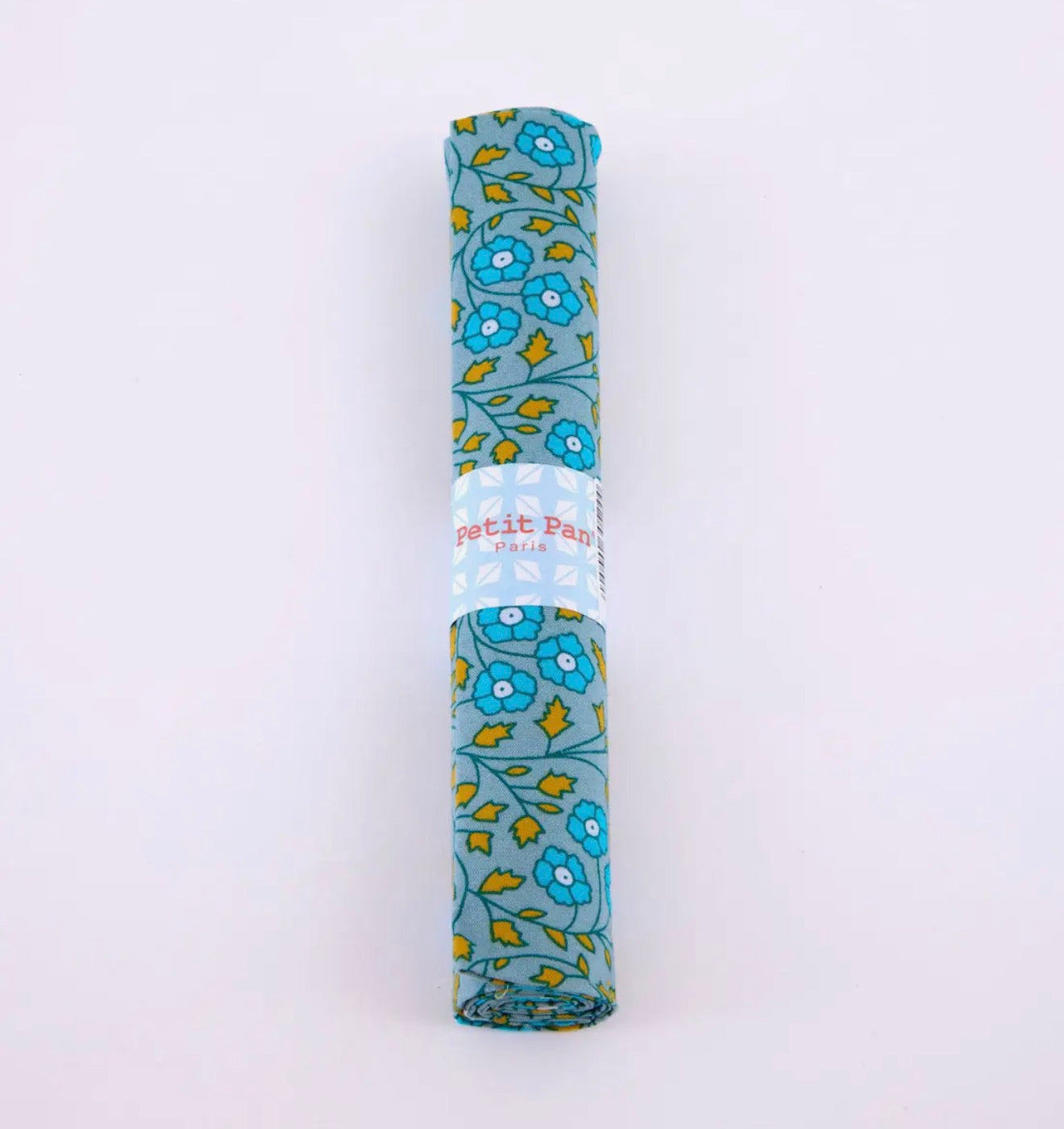 Aziza - Blue/Grey - cotton coupon