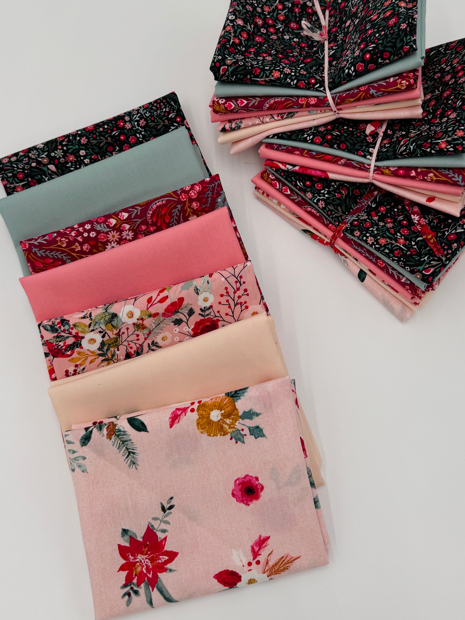 Winter Floral - fat quarter bundle