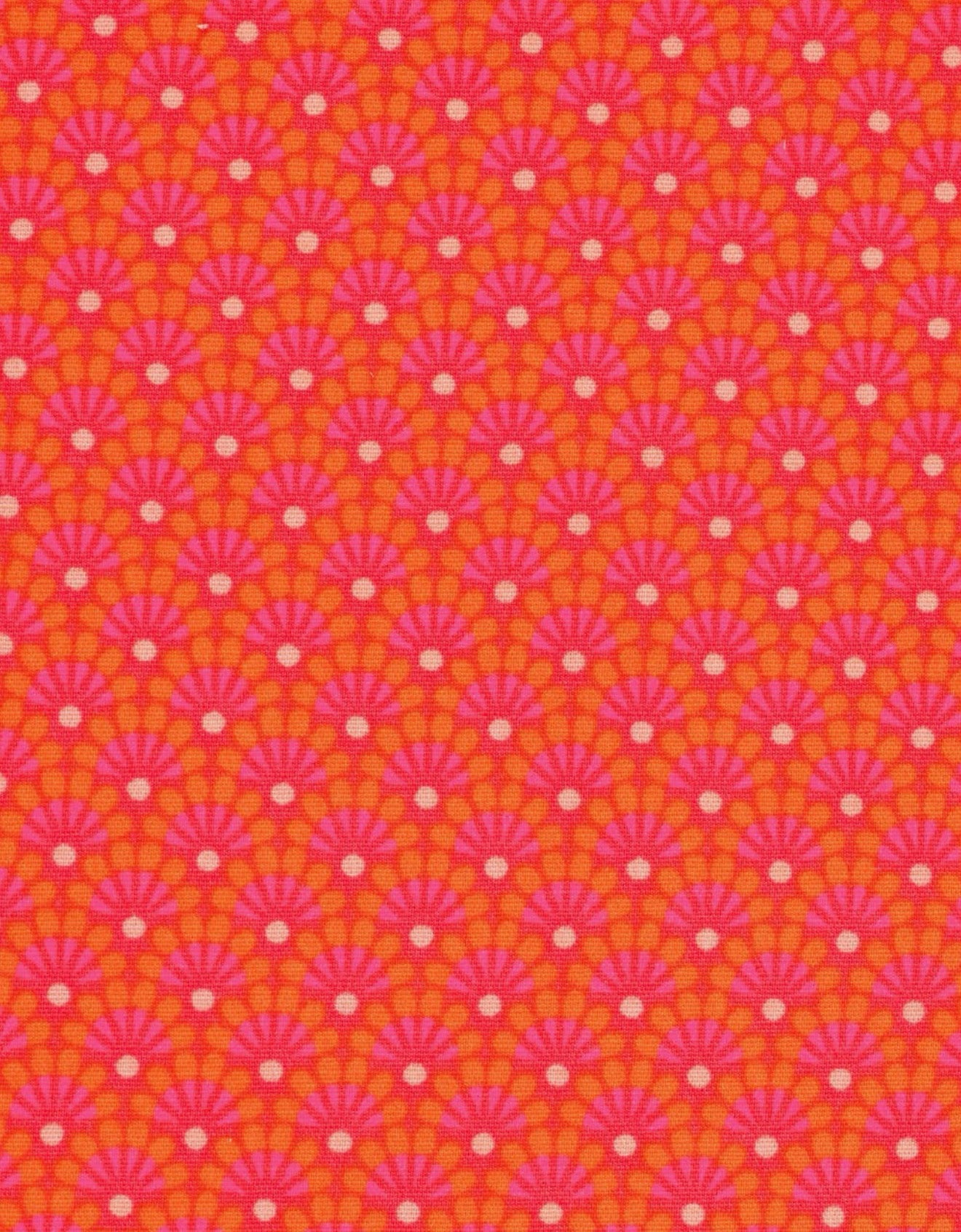 Zazen - Tangerine - Petit Pan - Half Yard