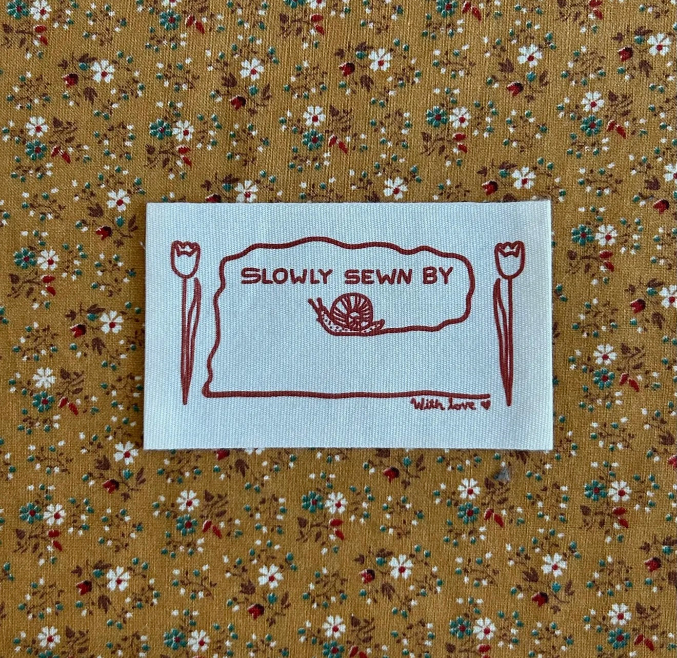 Slow Sewn By - Cotton and Ochre