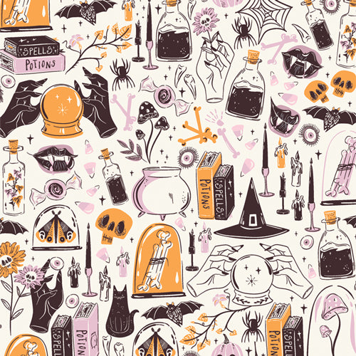 Witching Hour Moon - Ghostly & Haunted - Art Gallery Fabrics