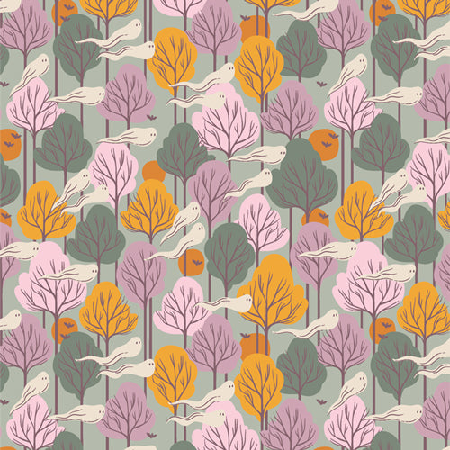 Phantom Forest Fog - Ghostly & Haunted - Art Gallery Fabrics