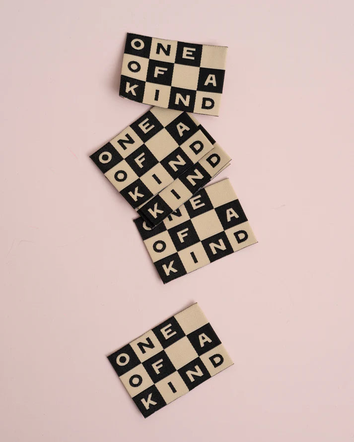 One of a Kind Checkerboard - Sewing Labels - Matchy Matchy Sewing Club