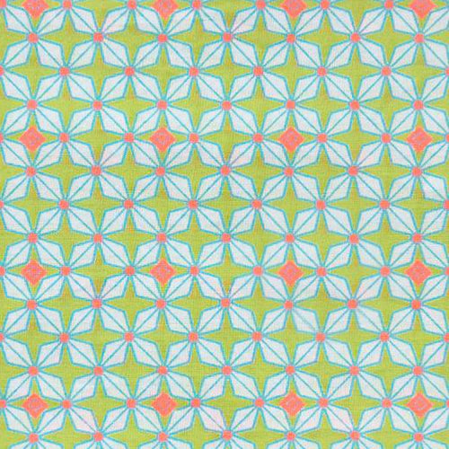 Helium Lime - Oilcloth Coupon
