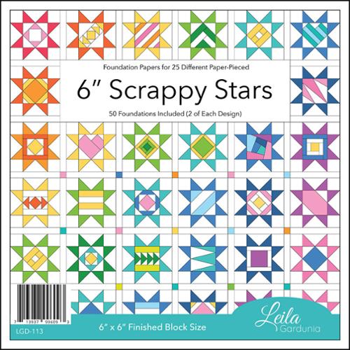 Scrappy Stars 6” Foundation papers