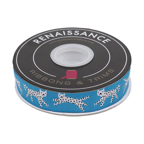 Ribbon - 1 yard - 7/8” Snow Leopards