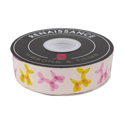 Ribbon - 1 yard - 1.5" Balloon Dogs