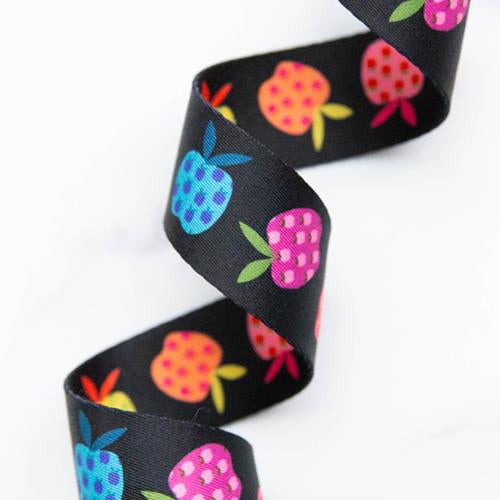 Webbing - 1.5” Rainbow Apples