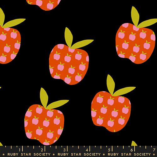 Apples - Black - Mystic Fable - Canvas - Ruby Star Society