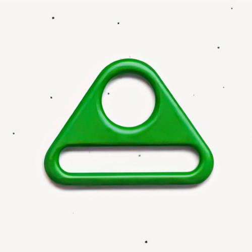 1.5” Triangle Ring - Kelly Green