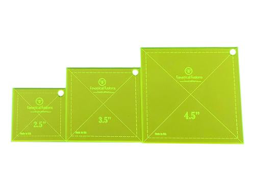 Fussy Cutting Ruler Set - Fussy Cut Set 2.5", 3.5", 4.5"